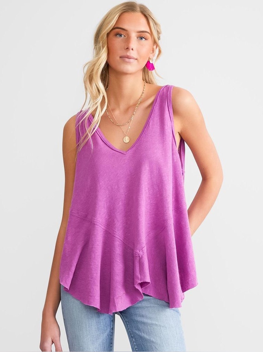 NWT Free People Rosie Tank Top in Summer Bloom - S